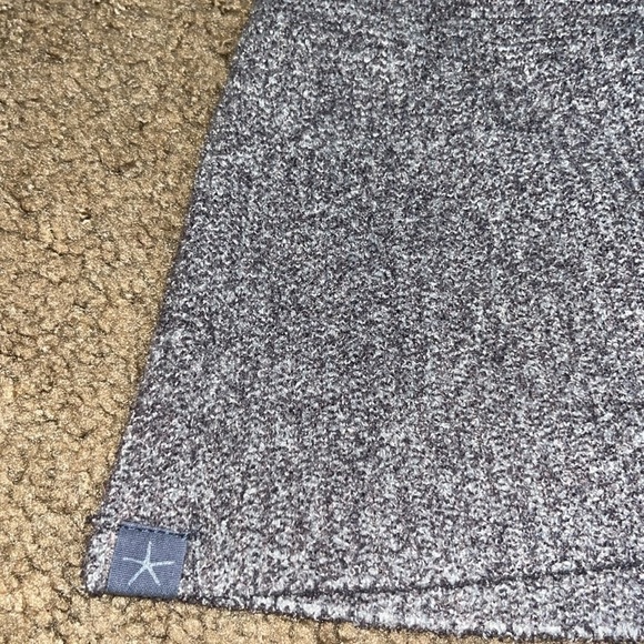 Barefoot Dreams Cozy Chic Lite Knit Circle Cardigan Gray Medium - Picture 7 of 8